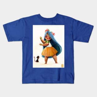 Hula girl Kids T-Shirt